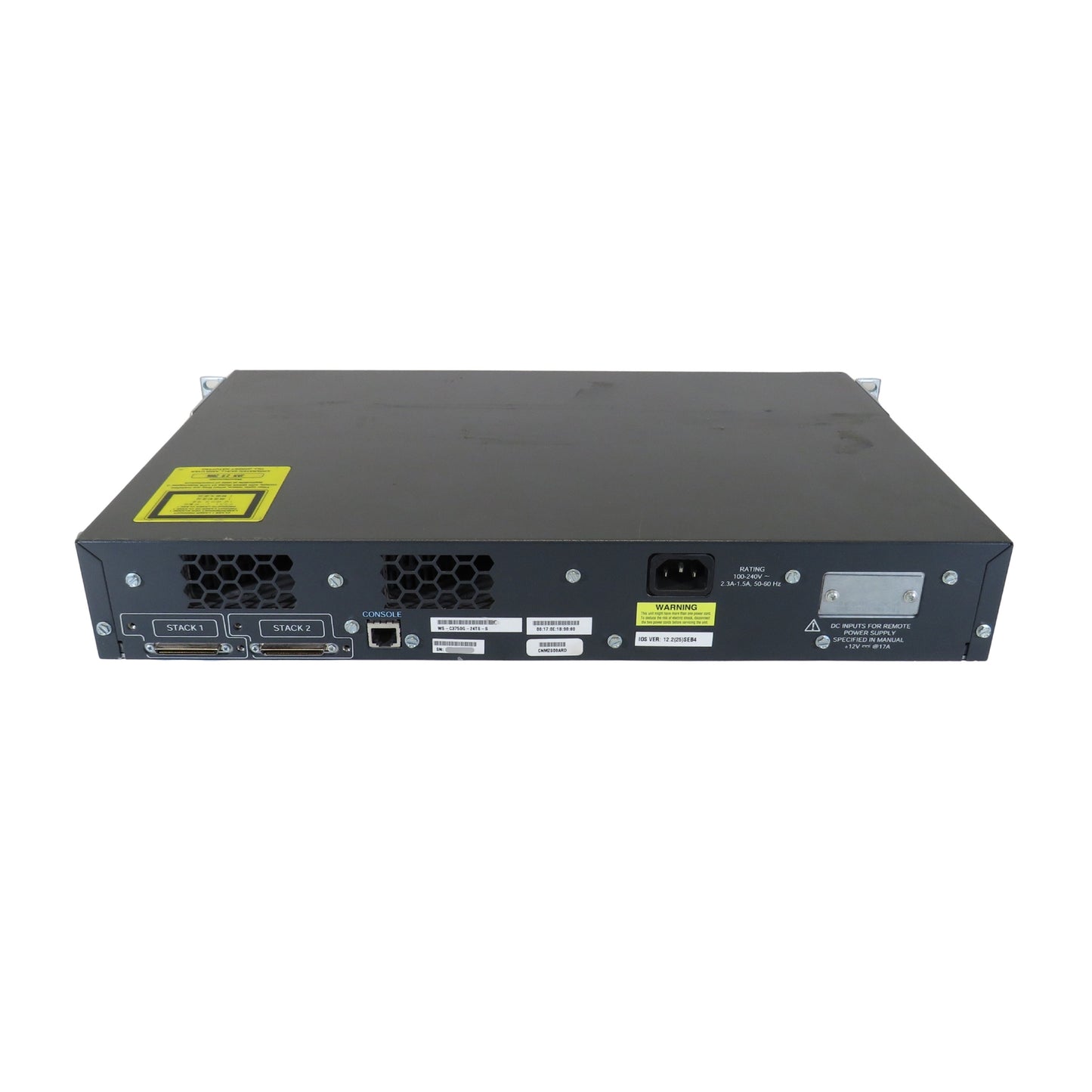Cisco WS-C3750G-24TS-S Catalyst 3750 24 Port 10/100/1000 + 4 SFP Switch (Refurbished)