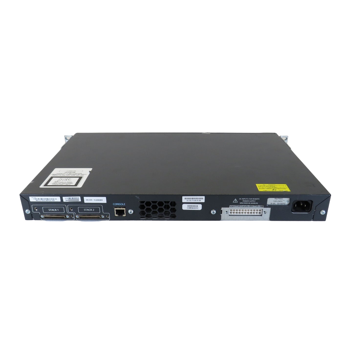 Cisco WS-C3750V2-48PS-E Catalyst 3750V2 48 10/100 PoE + 4 SFP Switch (Refurbished)
