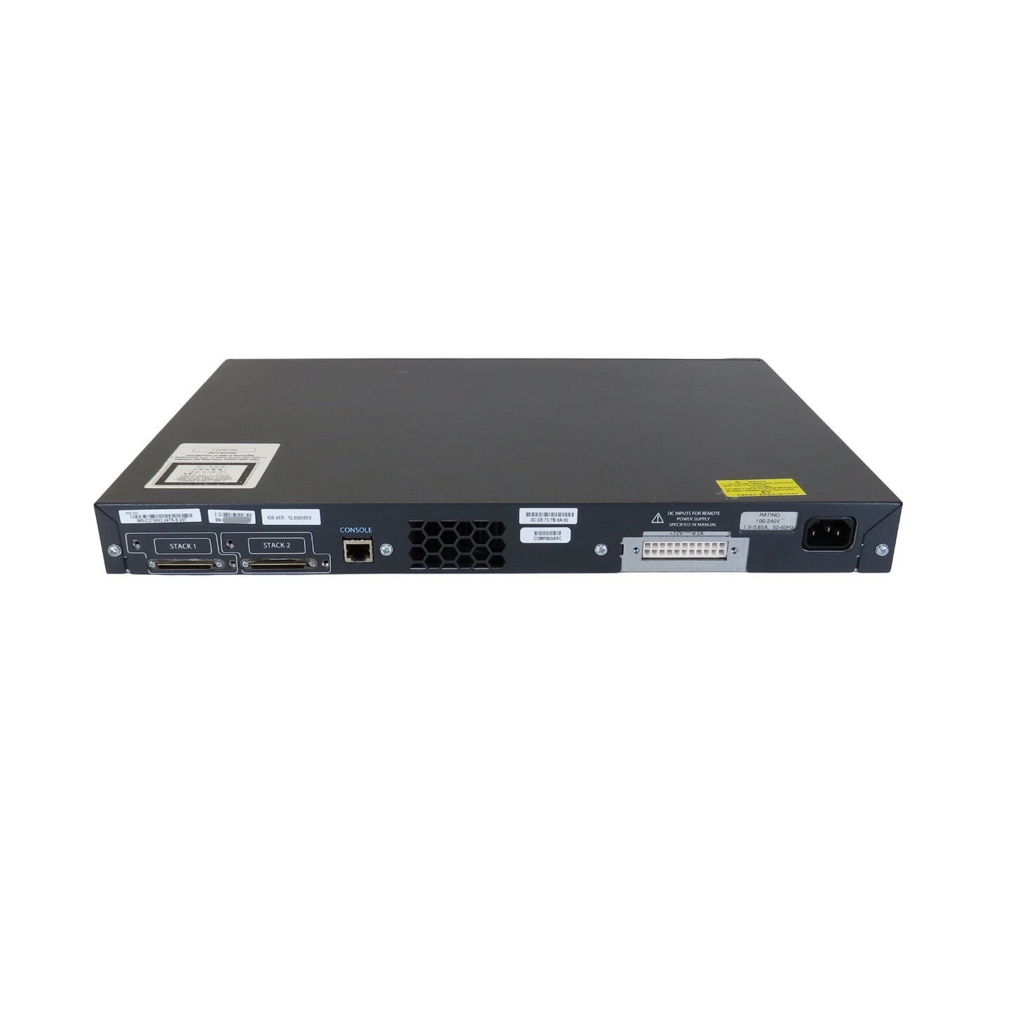 Cisco WS-C3750V2-24TS-S 3750V2 24 10/100 + 2 SFP Network Switch (Refurbished)