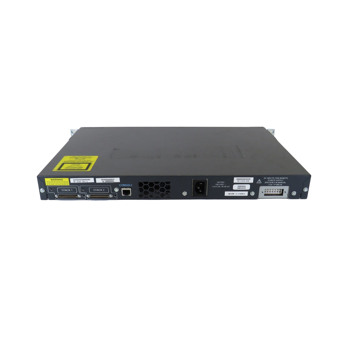 Cisco WS-C3750-48TS-S Catalyst 3750 48 Port 10/100 + 4 SFP Switch (Refurbished)
