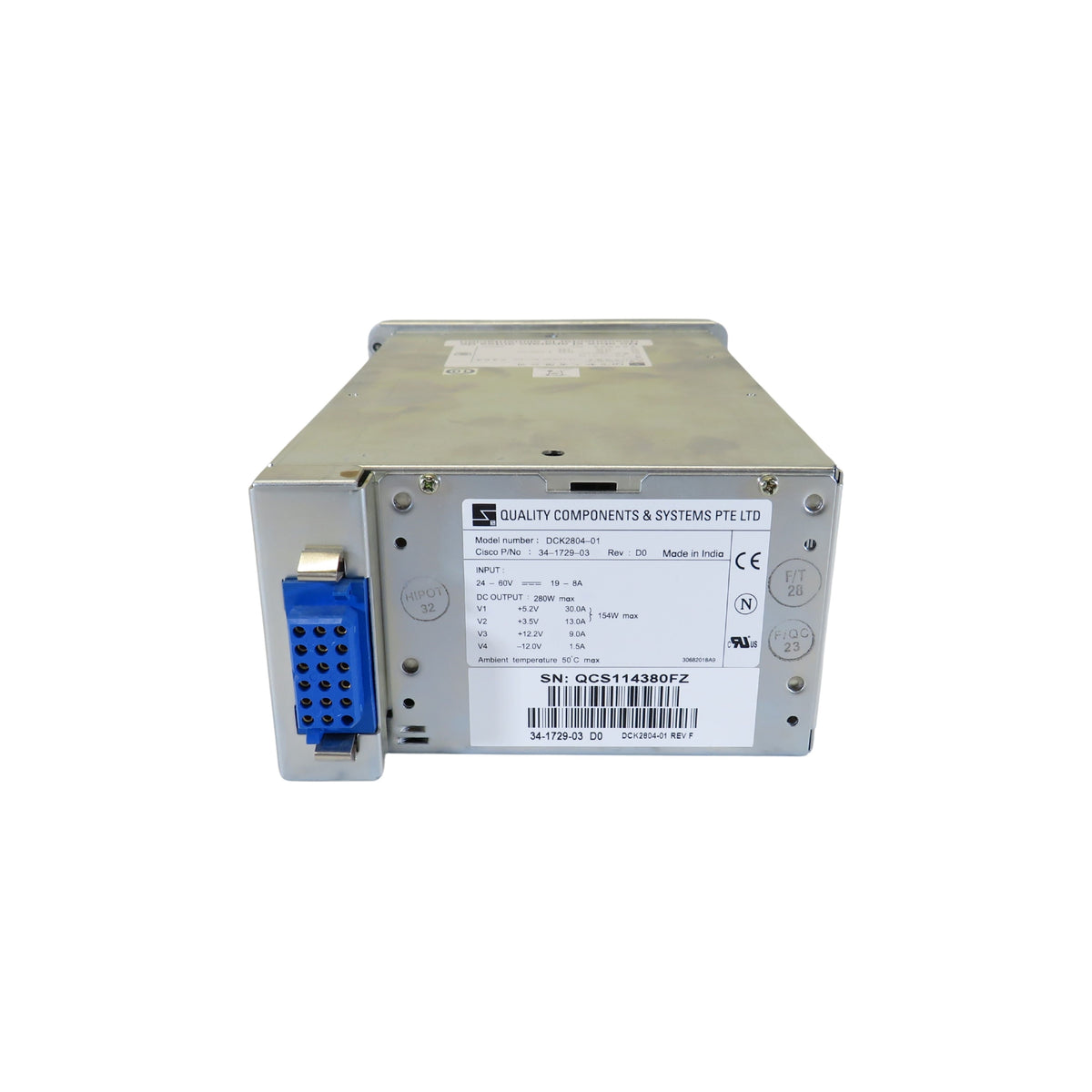 Cisco PWR-7200-DC+ 34-1729 CISCO7204VXR Router Power Supply (Refurbished)