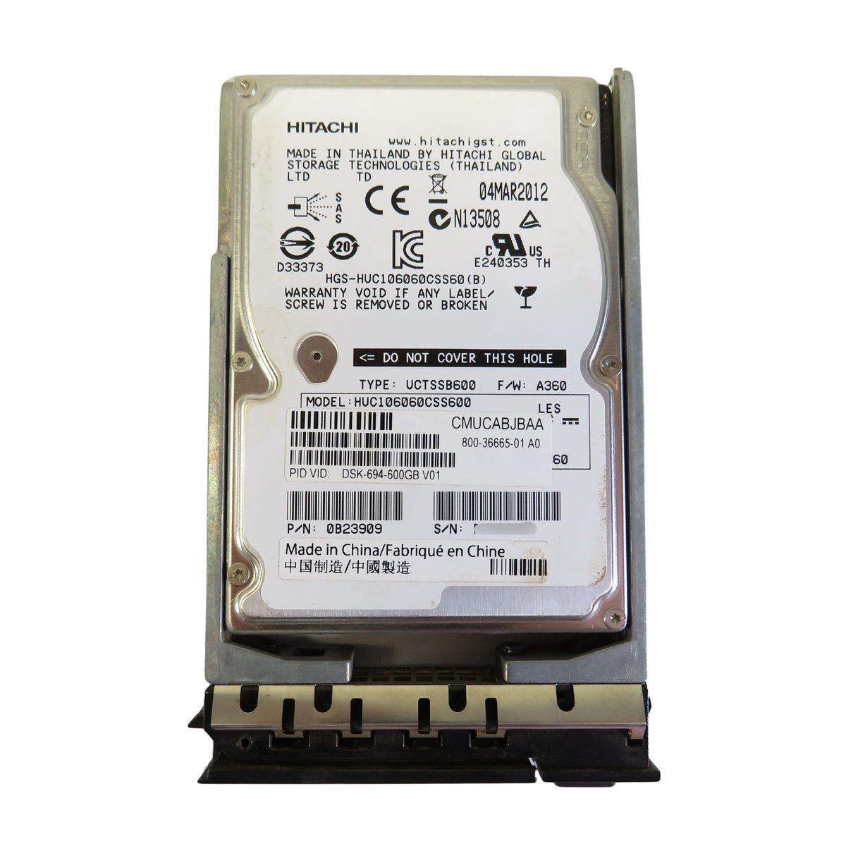 Cisco DSK-694-600GB 600GB 10K RPM 2.5" SAS 6G WAVE 694 Hard Drive (Refurbished)