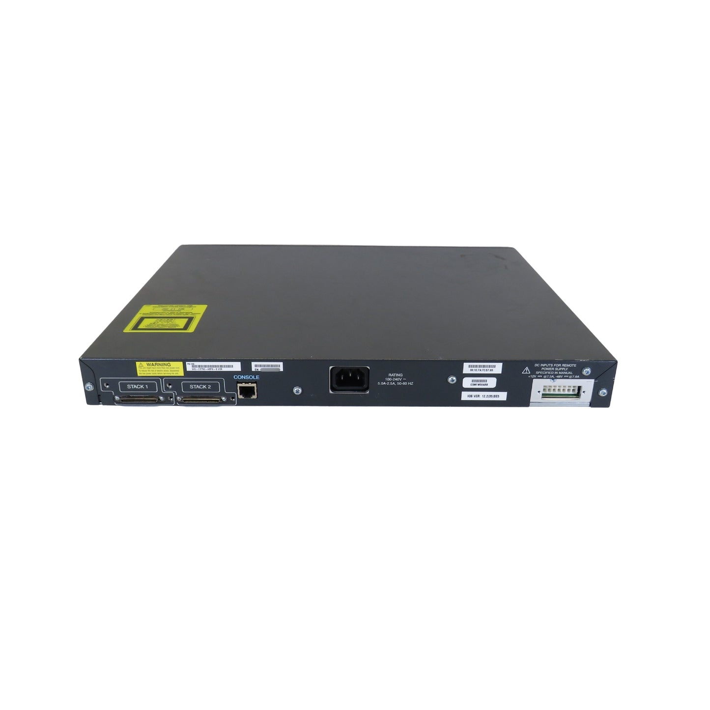Cisco WS-C3750-48PS-S Catalyst 3750 48 Port 10/100 PoE + 4 SFP+ Switch (Refurbished)