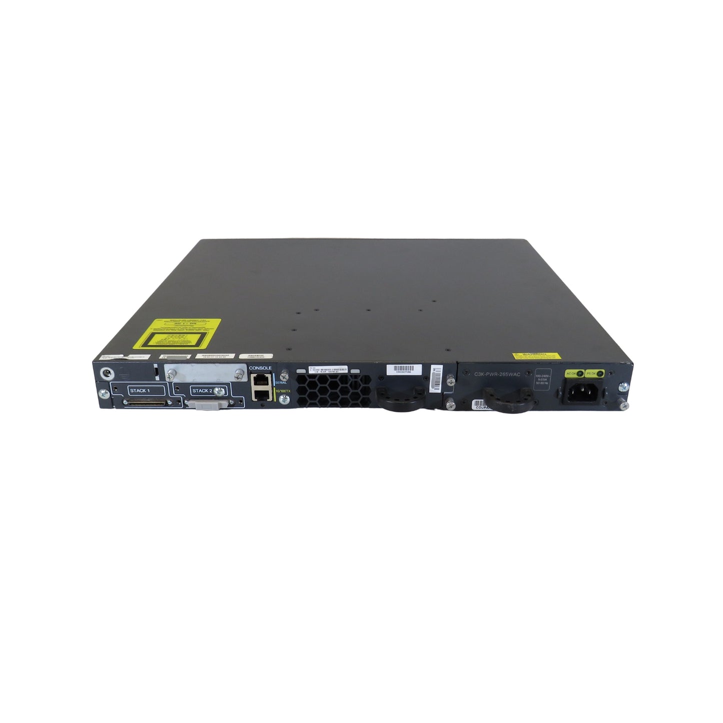 Cisco WS-C3750E-24TD-E 3750-E 24 Port GbE, 2 10GE(X2) 265W Switch (Refurbished)