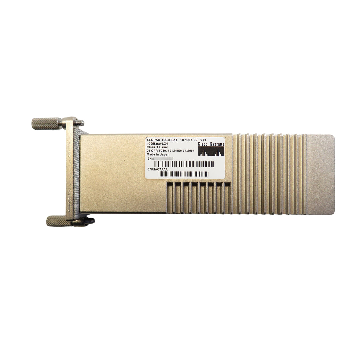 Cisco XENPAK-10GB-LX4 10GBASE-LX4 Transceiver XENPAK Module (Refurbished)