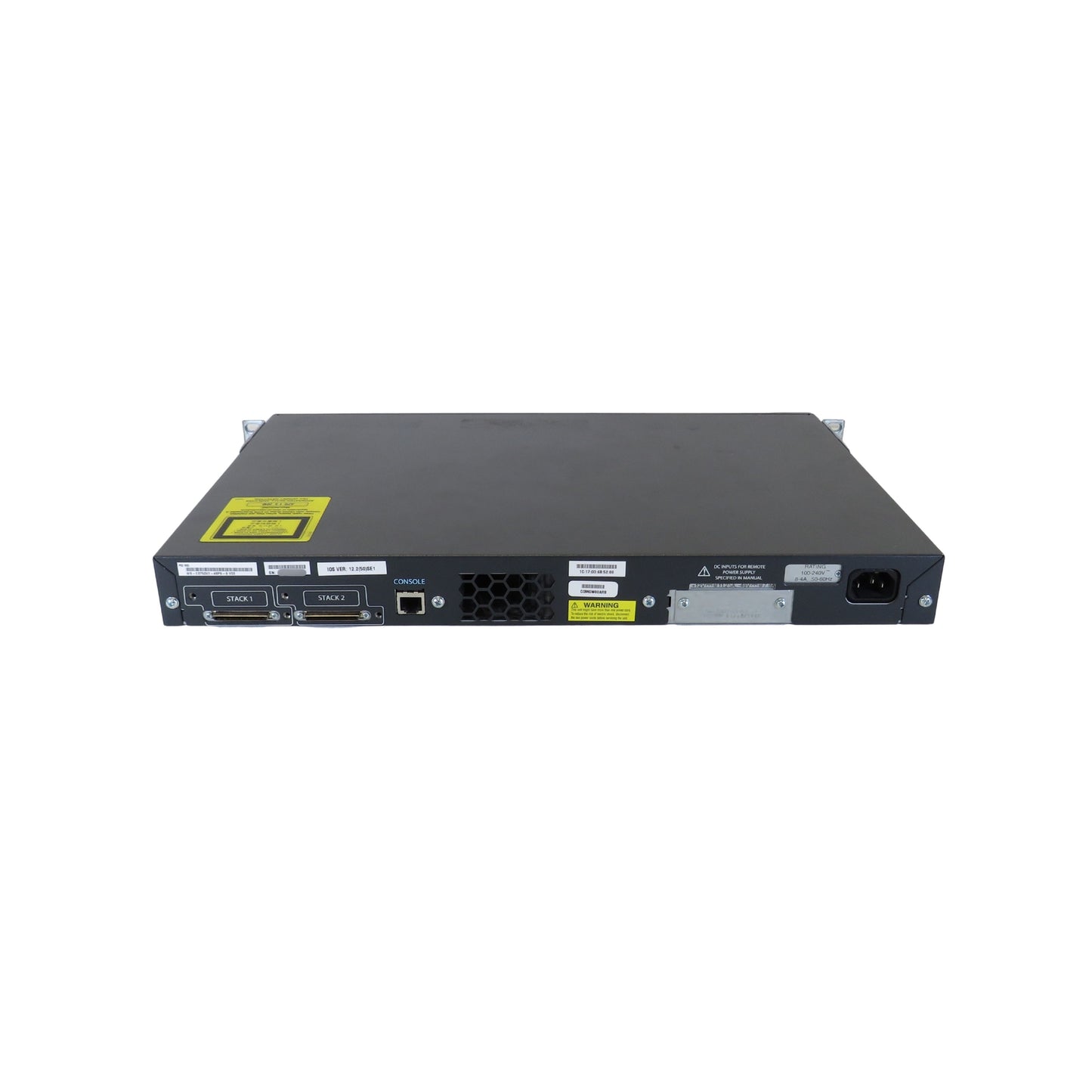 Cisco WS-C3750V2-48PS-S Catalyst 3750V2 48 10/100 PoE + 4 SFP Network Switch (Refurbished)