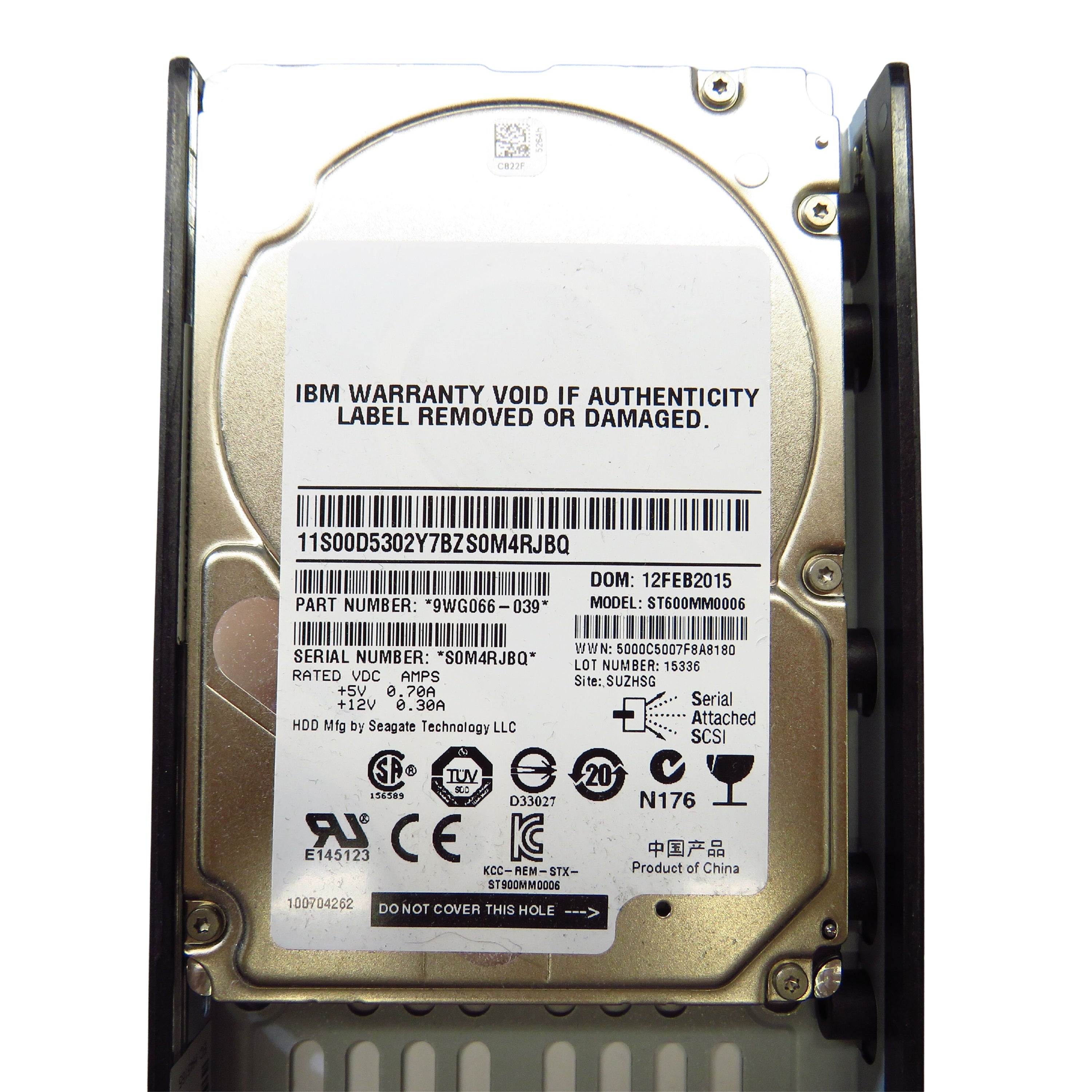 IBM 00Y2683 600GB 10K RPM 2.5