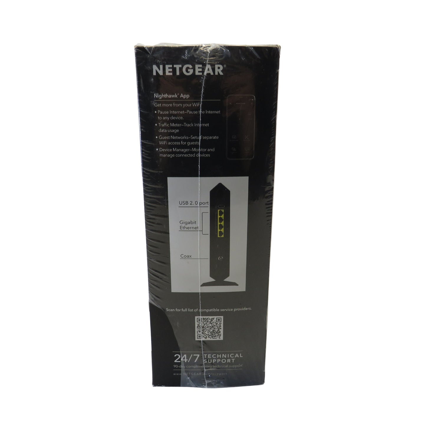 Netgear C7000-100NAS Nighthawk AC1900 WiFi 5 Gigabit Cable Modem Router