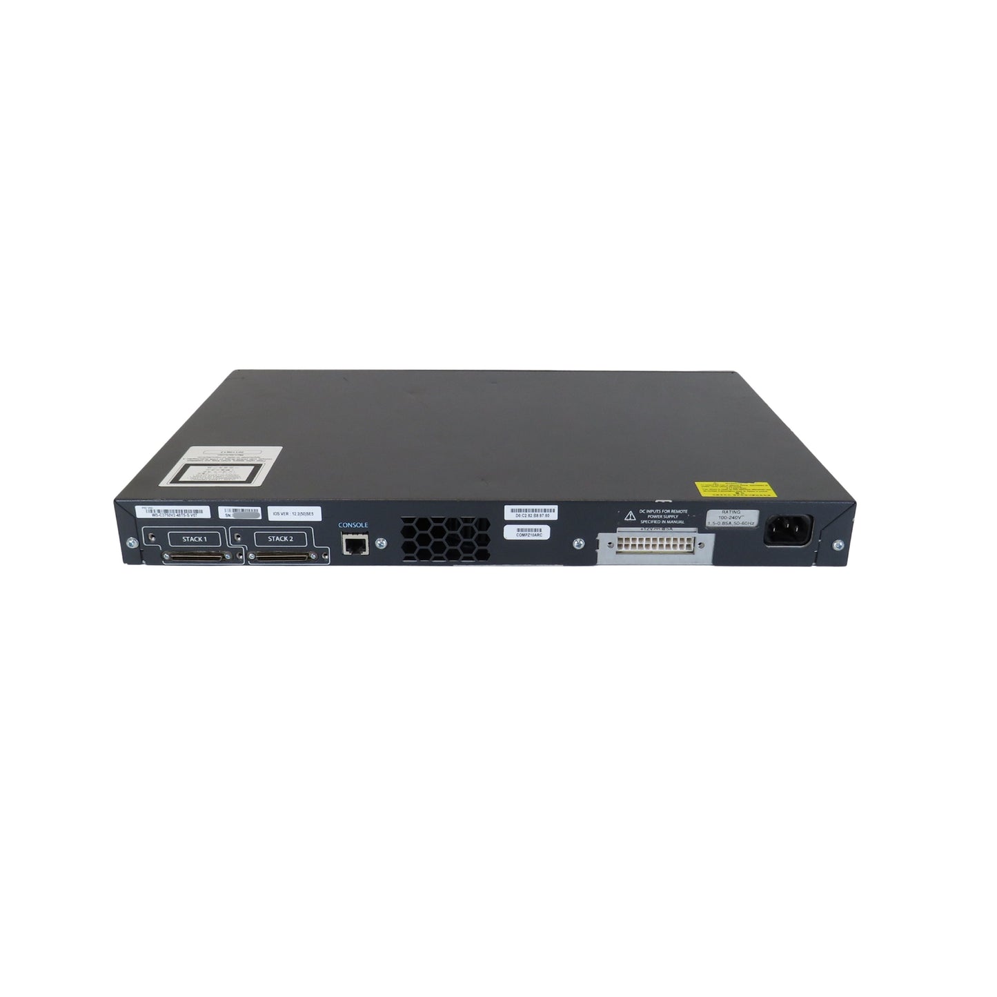 Cisco WS-C3750V2-48TS-S Catalyst 3750V2 48 10/100 + 4 SFP Switch (Refurbished)