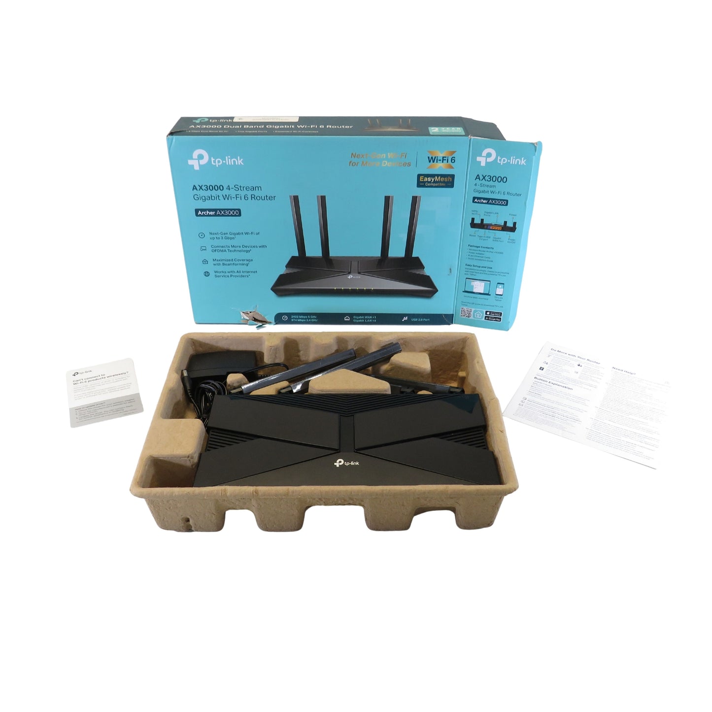 TP-Link ARCHER AX3000 Dual-Band Gigabit Wi-Fi 6 Router