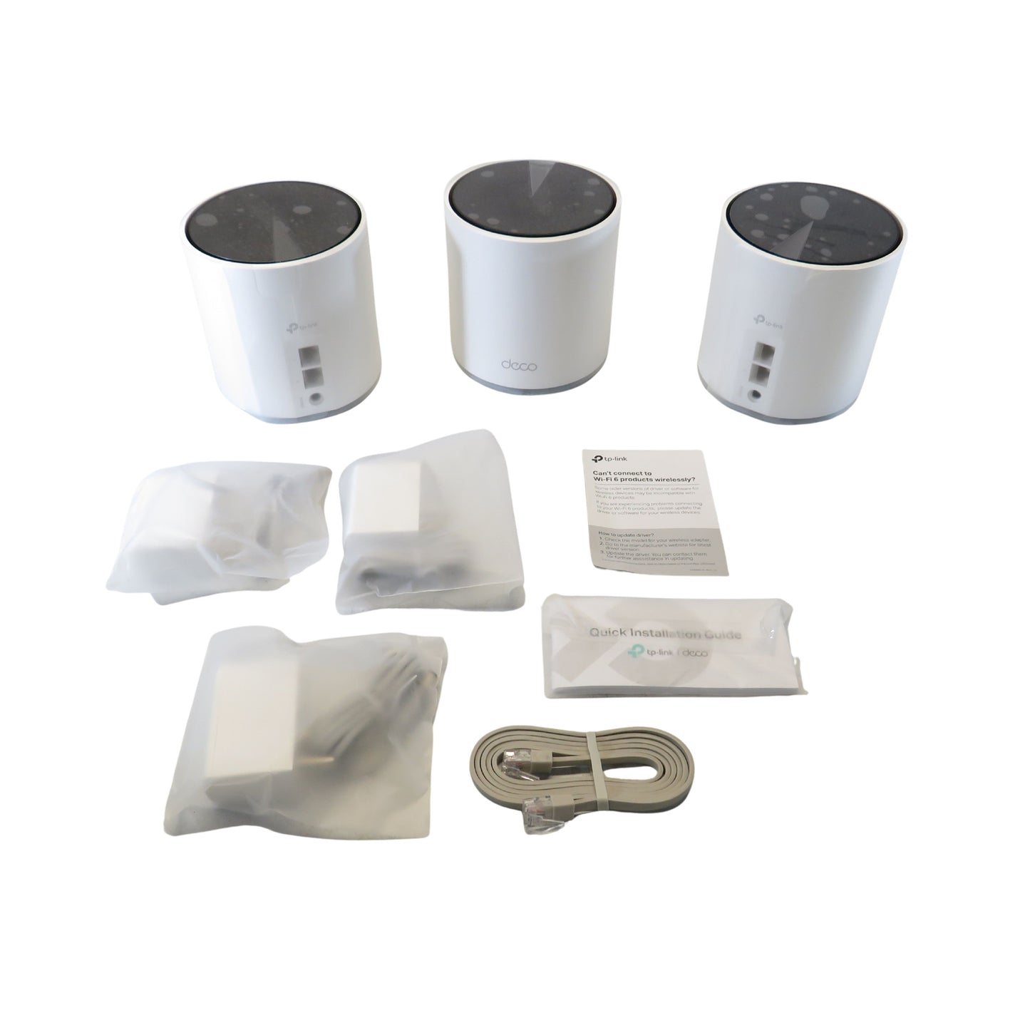 TP-Link Deco X25 (3 pack) AX1800 Whole Home Mesh Wi-Fi 6 System