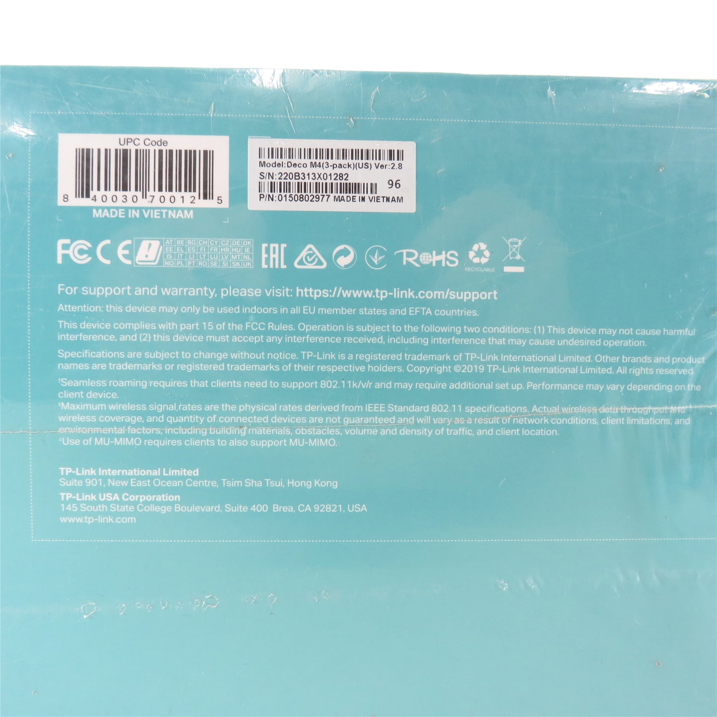 TP-Link DECO M4 3-PACK AC1200 Whole Home Mesh Wi-Fi System