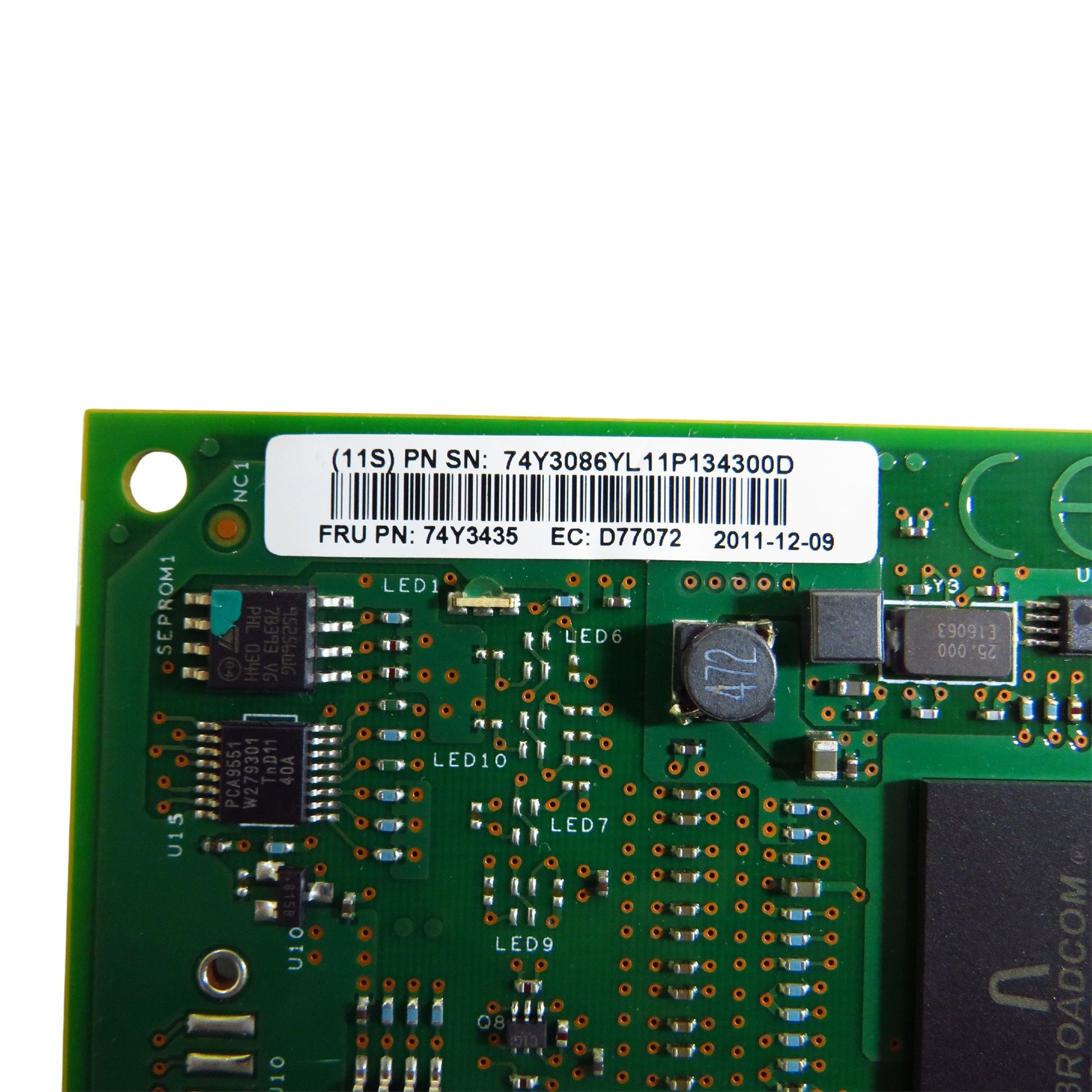 IBM 74Y3435 266E Dual-Port 10Gb IVE/HEA Fibre Channel SFP+ pSeries Car ...