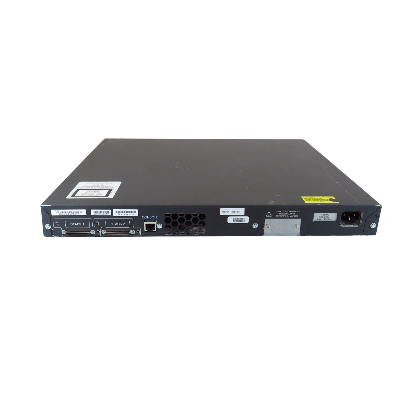 Cisco WS-C3750G-48PS-S Catalyst 3750G 48 Port 10/100/1000 PoE-48 Switch (Refurbished)