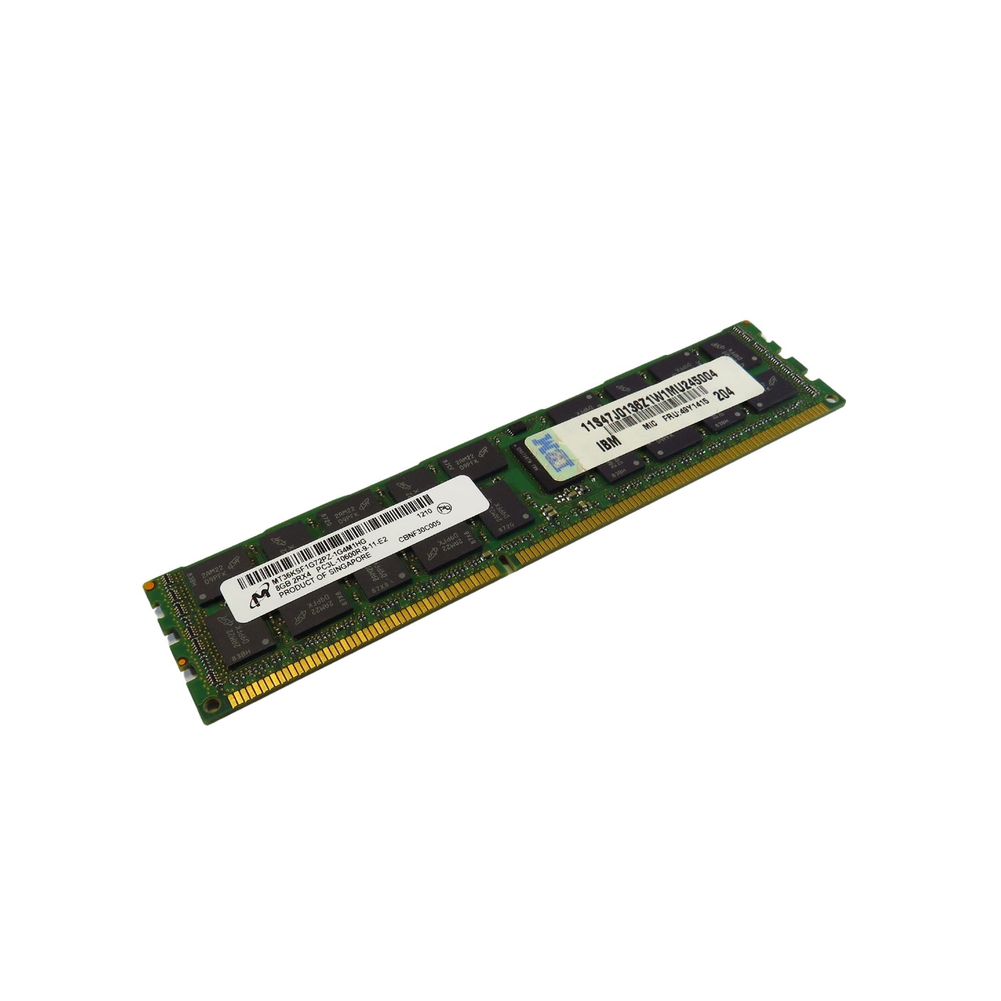 Micron MT36KSF1G72PZ-1G4 8GB 2Rx4 PC3L-10600 1333MHz DDR3 Server Memory (Refurbished)