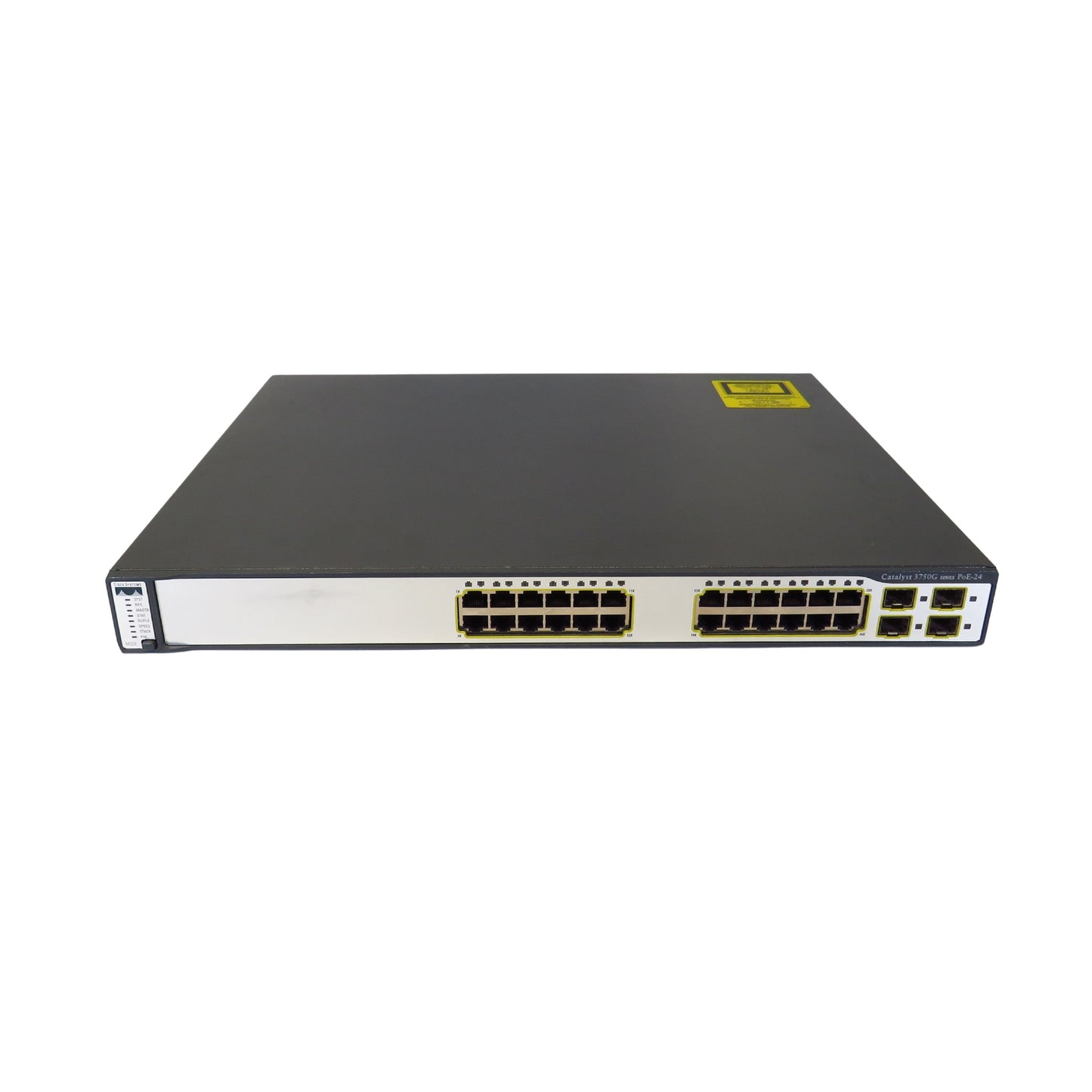 Cisco WS-C3750G-24PS-S Catalyst 3750G 24 Port PoE Gigabit Switch (Refurbished)