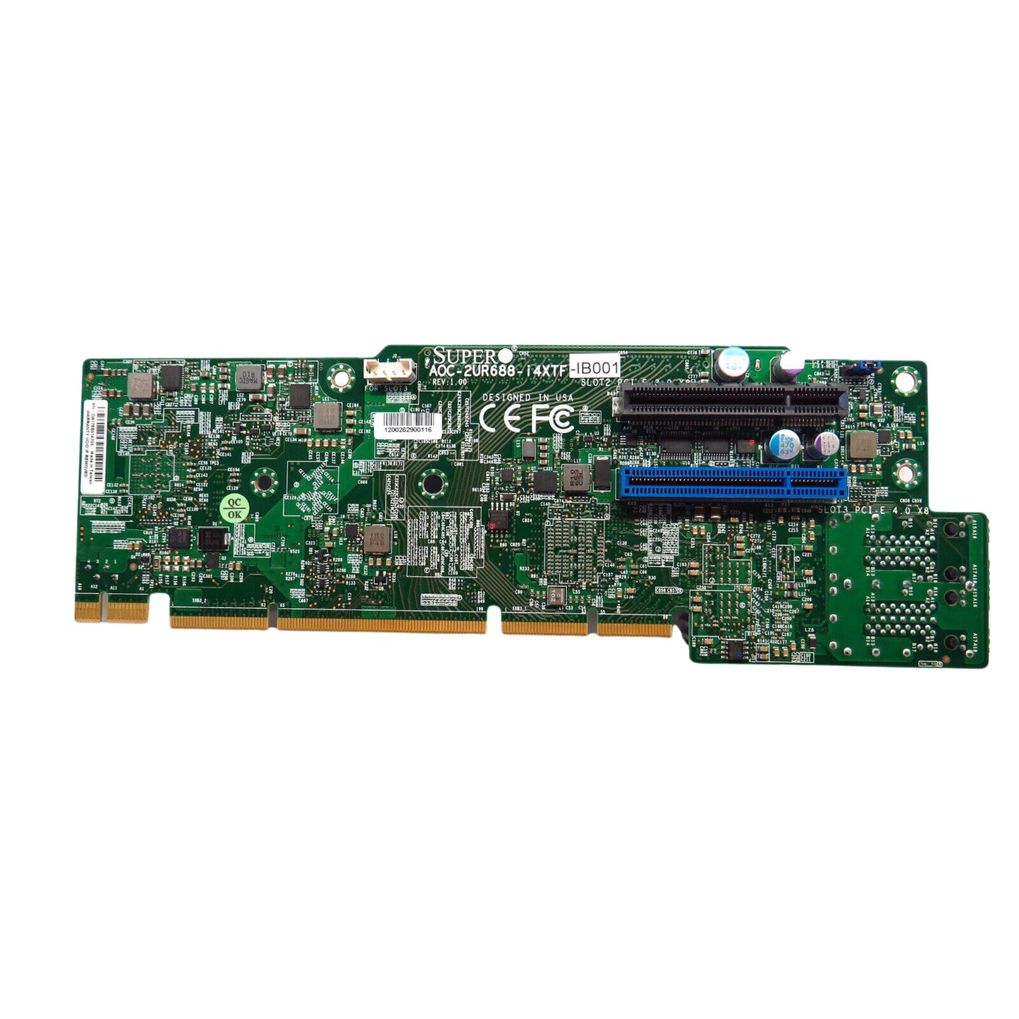IBM 01EM721 AOC-2UR688-i4XTF UIO NIC PCIe 10GbE Adapter 9006-22C 5104-22C (Refurbished)