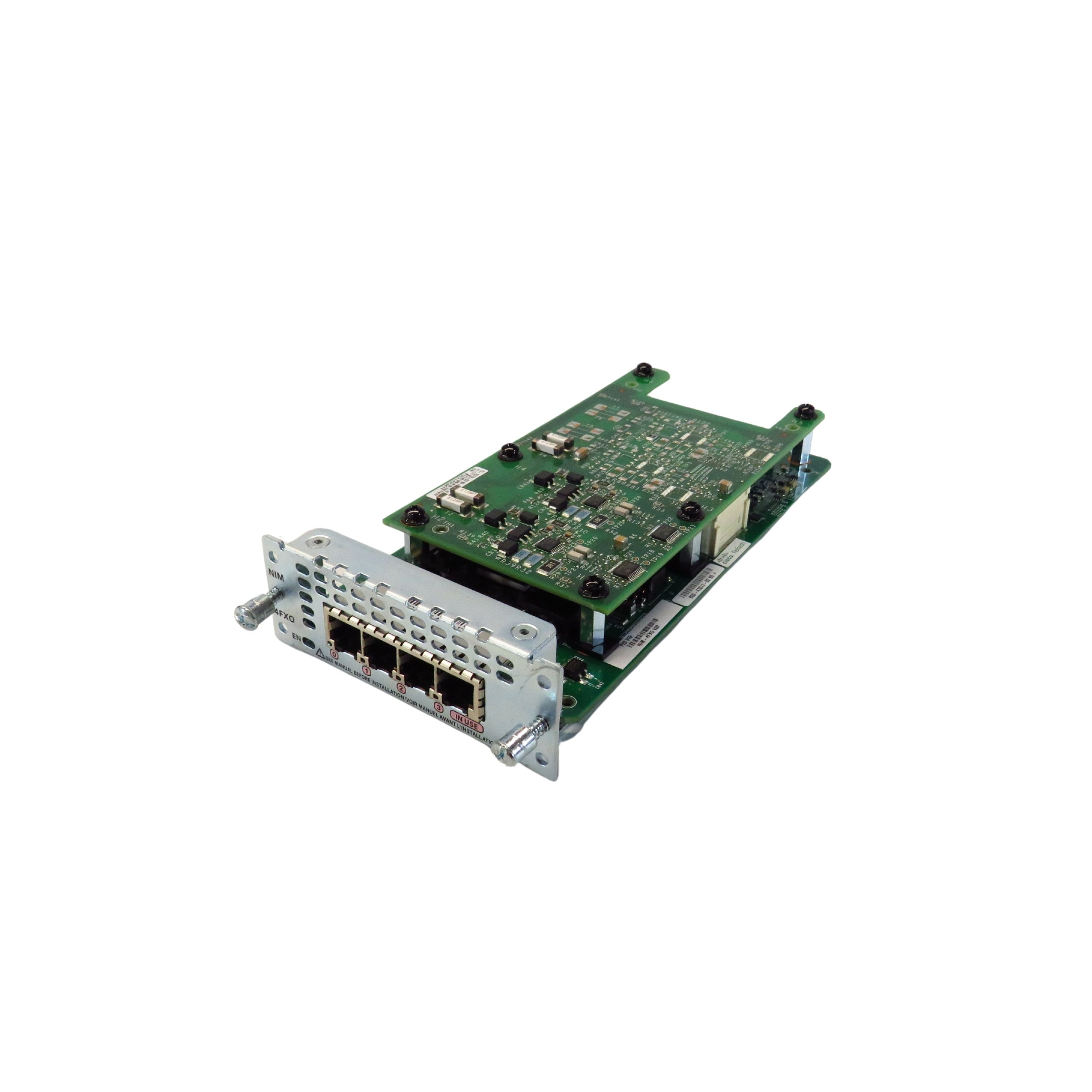 Cisco NIM-4FXO 4-Port Network Interface Module for ISR 4300/4400 (Refu ...