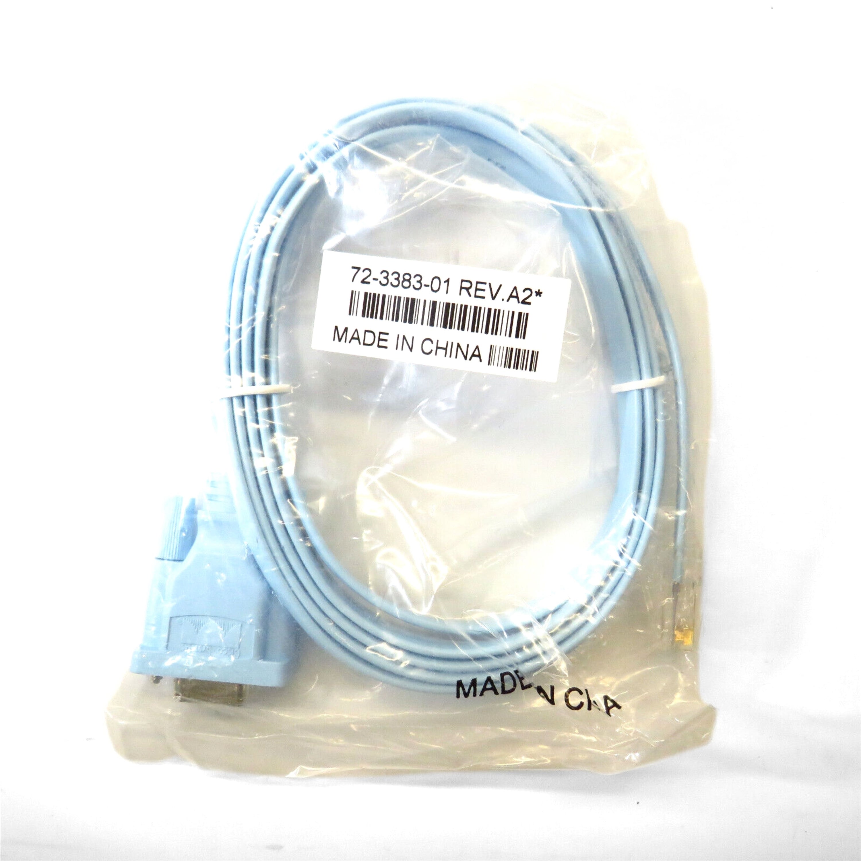 Cisco 72-3383-01 CAB-CONSOLE-RJ45 DB9 To RJ45 Blue Console Cable 6ft ...