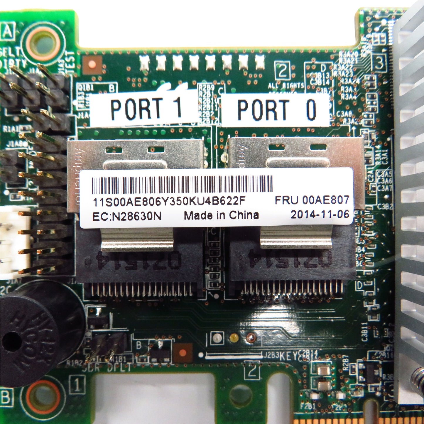 IBM 00AE807 ServeRAID M5110 SAS/SATA RAID Adapter Card (Refurbished)