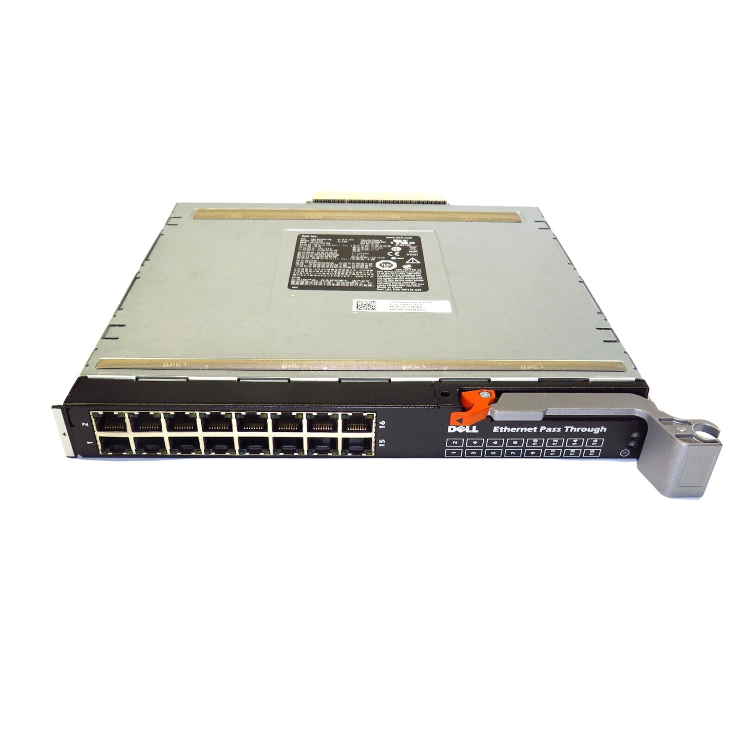 Dell WW060 10G-PTM PowerEdge M1000E 16 Port Ethernet Pass Through Module (Refurbished)