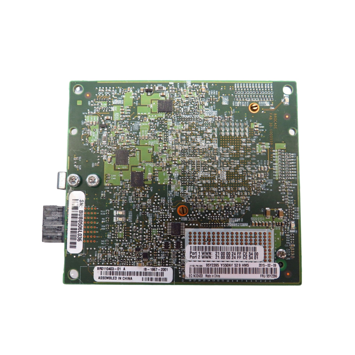 IBM 95Y2396 FC5022 2 Port 16GB FC Flex System Adapter Card (Refurbished)