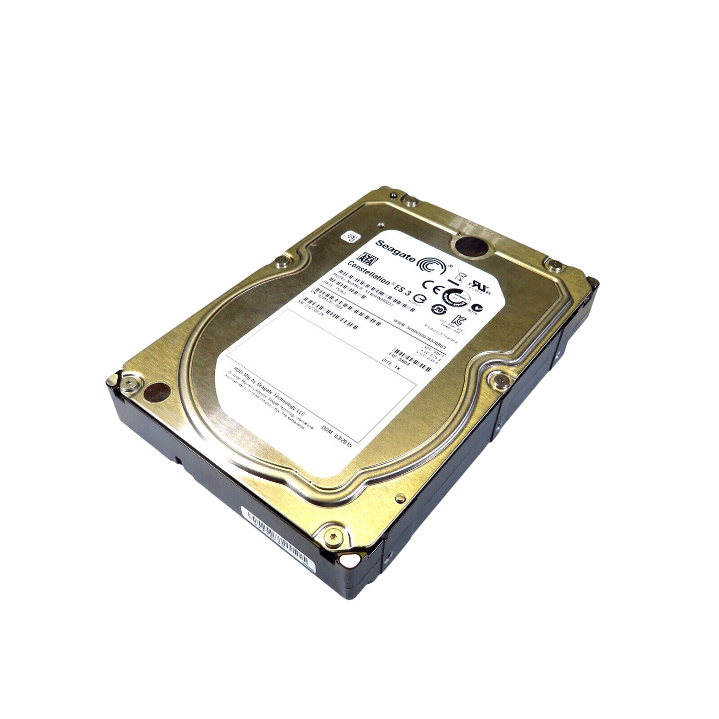 Seagate ST4000NM0033 3.5" 4TB 7200RPM SATA III Hard Disk Drive (HDD), Silver (Refurbished)