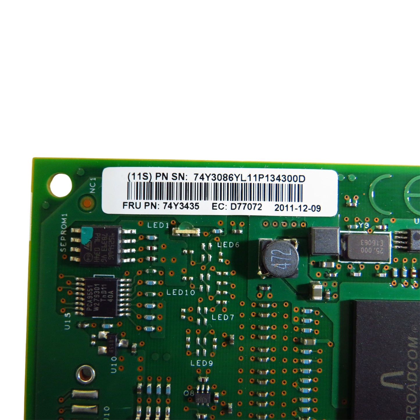 IBM 74Y3435 266E Dual-Port 10Gb IVE/HEA Fibre Channel SFP+ pSeries Card (Refurbished)