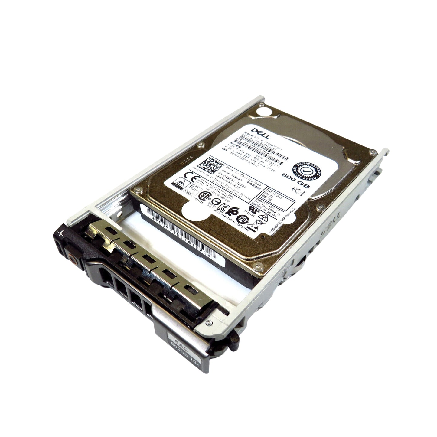 Dell 4WX8Y 2.5" 600GB 10000RPM SAS 12Gb/s Hard Disk Drive (HDD), Silver (Refurbished)