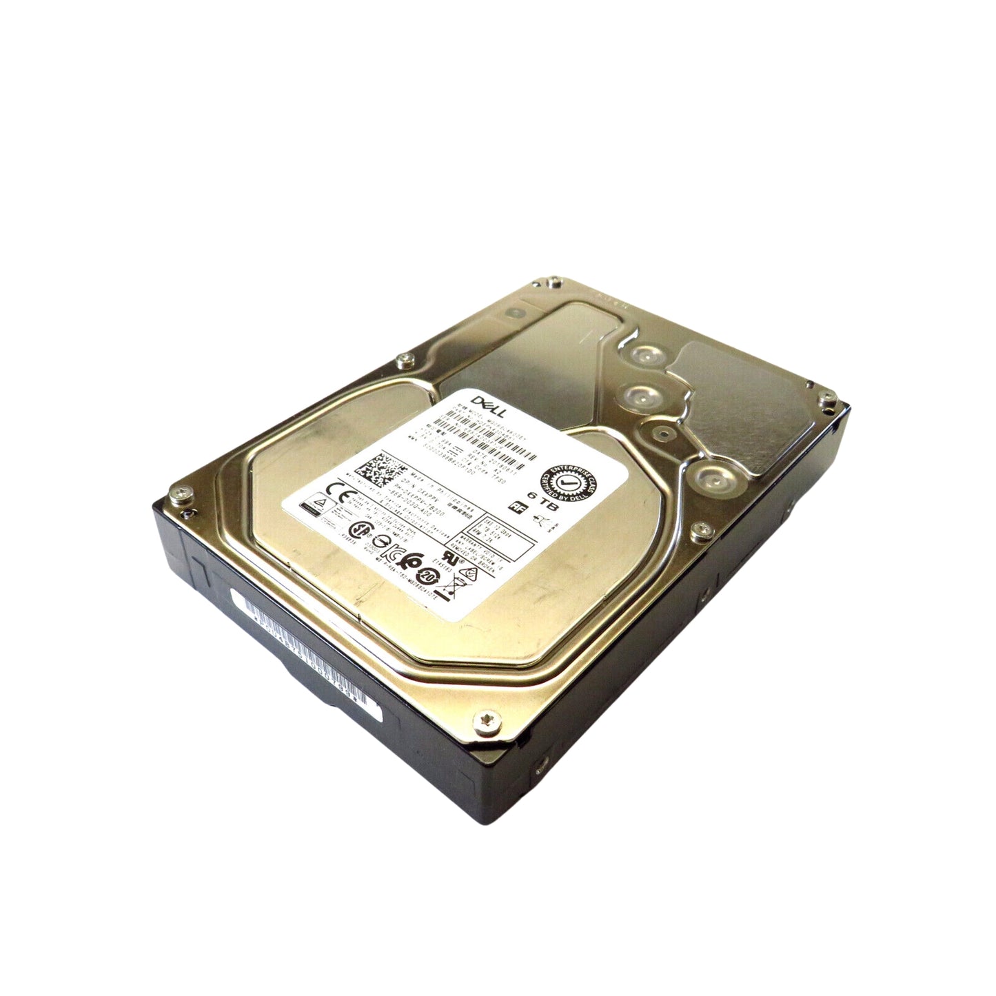 Dell XXPPV 3.5" 6TB 7200RPM SAS 12Gb/s Hard Disk Drive (HDD), Silver (Refurbished)