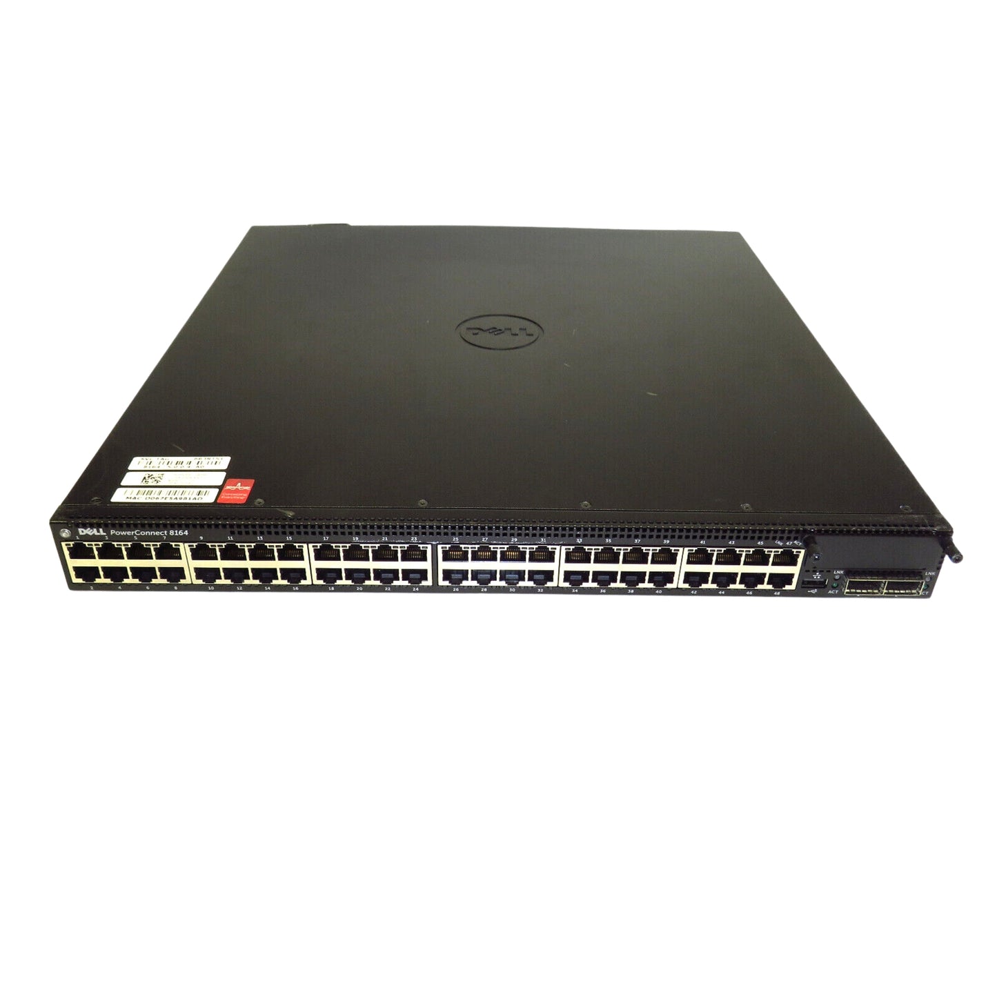 Dell H0F6C PowerConnect 8164 48 Port 10GbE 2 Port QSFP+ Switch DMG (Re ...