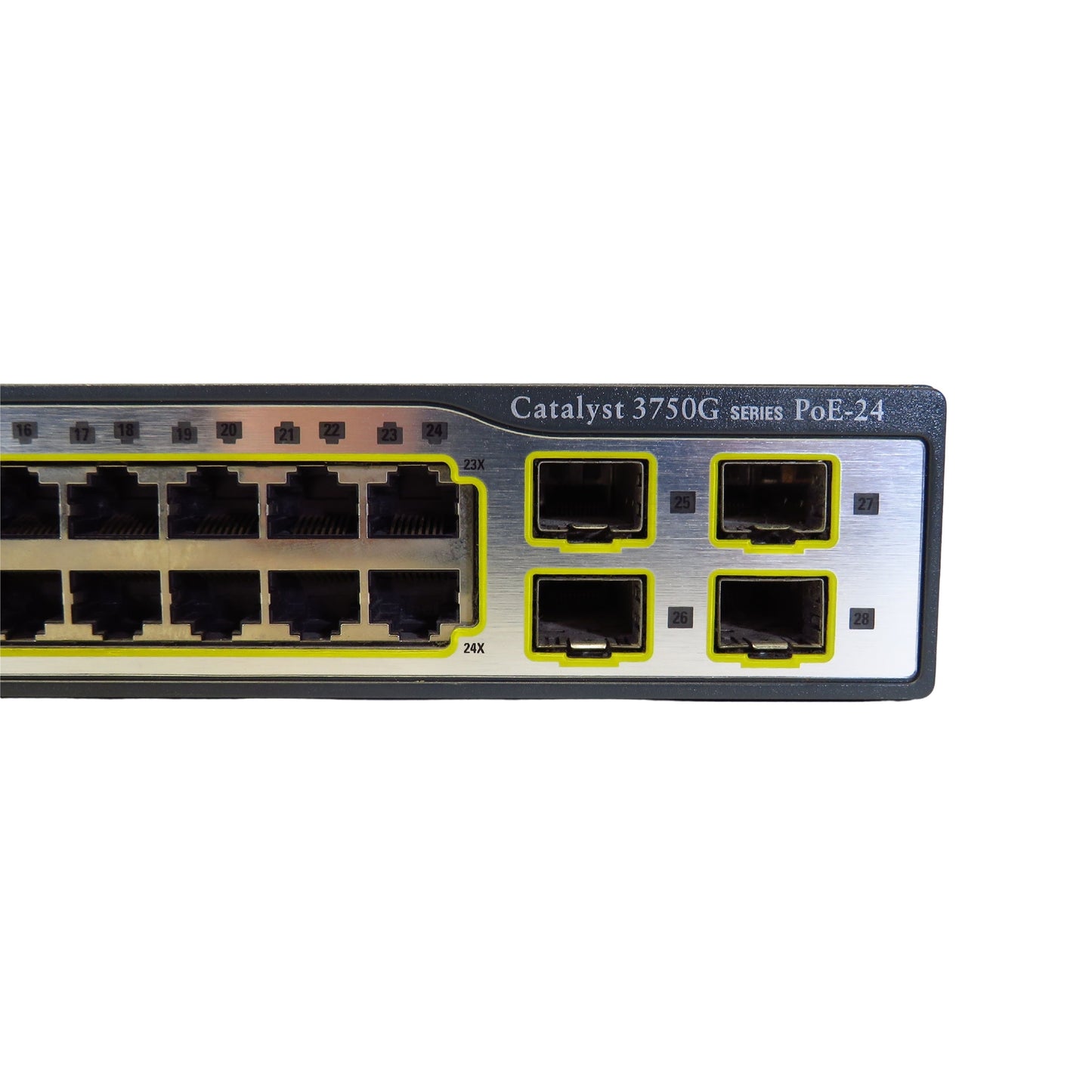 Cisco WS-C3750G-24PS-S Catalyst 3750G 24 Port PoE Gigabit Switch (Refurbished)