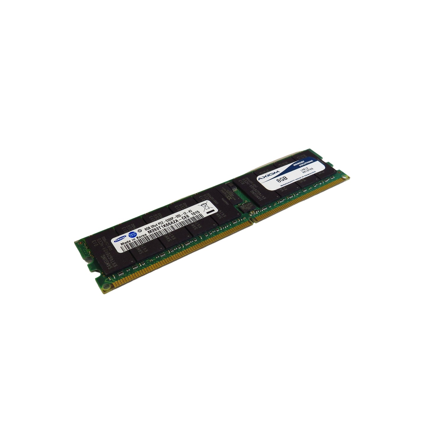 Samsung M393T1K66AZA-CE6 8GB 2Rx4 PC2-5300P DDR2 ECC RDIMM Server Memory (Refurbished)