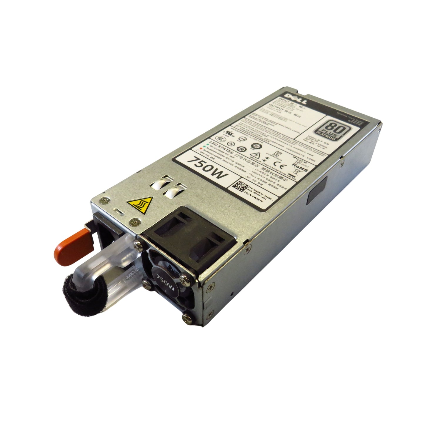 Dell W0CTF 750W PowerEdge R620 R720 Server Power Supply (Refurbished)
