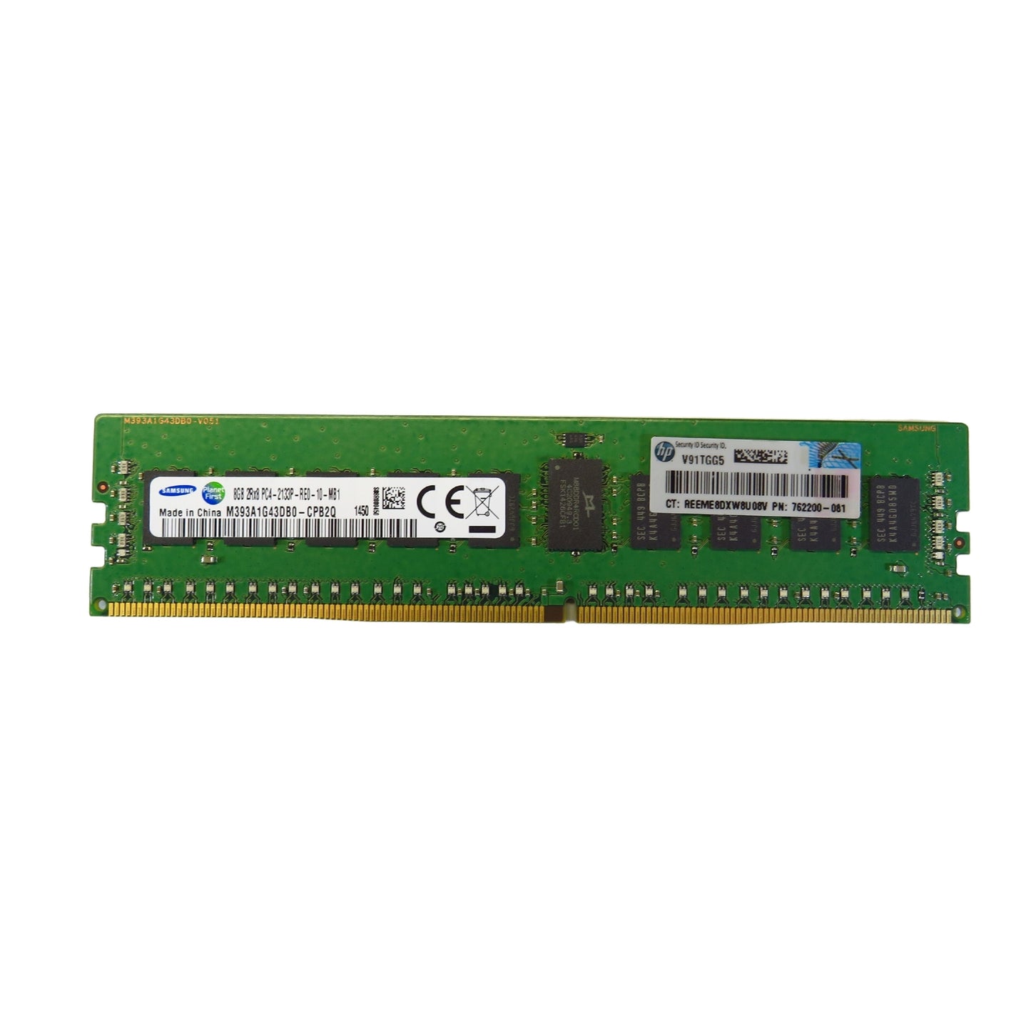 HP 762200-081 8GB 2Rx8 PC4-2133P 2133MHz DDR4 RDIMM Server Memory (Refurbished)