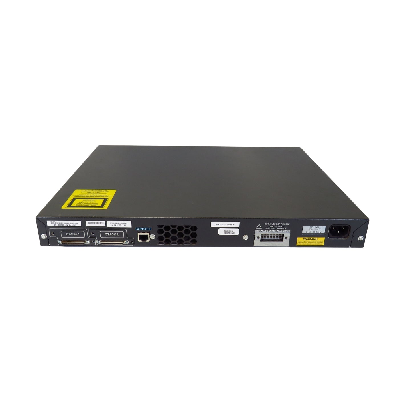 Cisco WS-C3750G-24PS-S Catalyst 3750G 24 Port PoE Gigabit Switch (Refurbished)