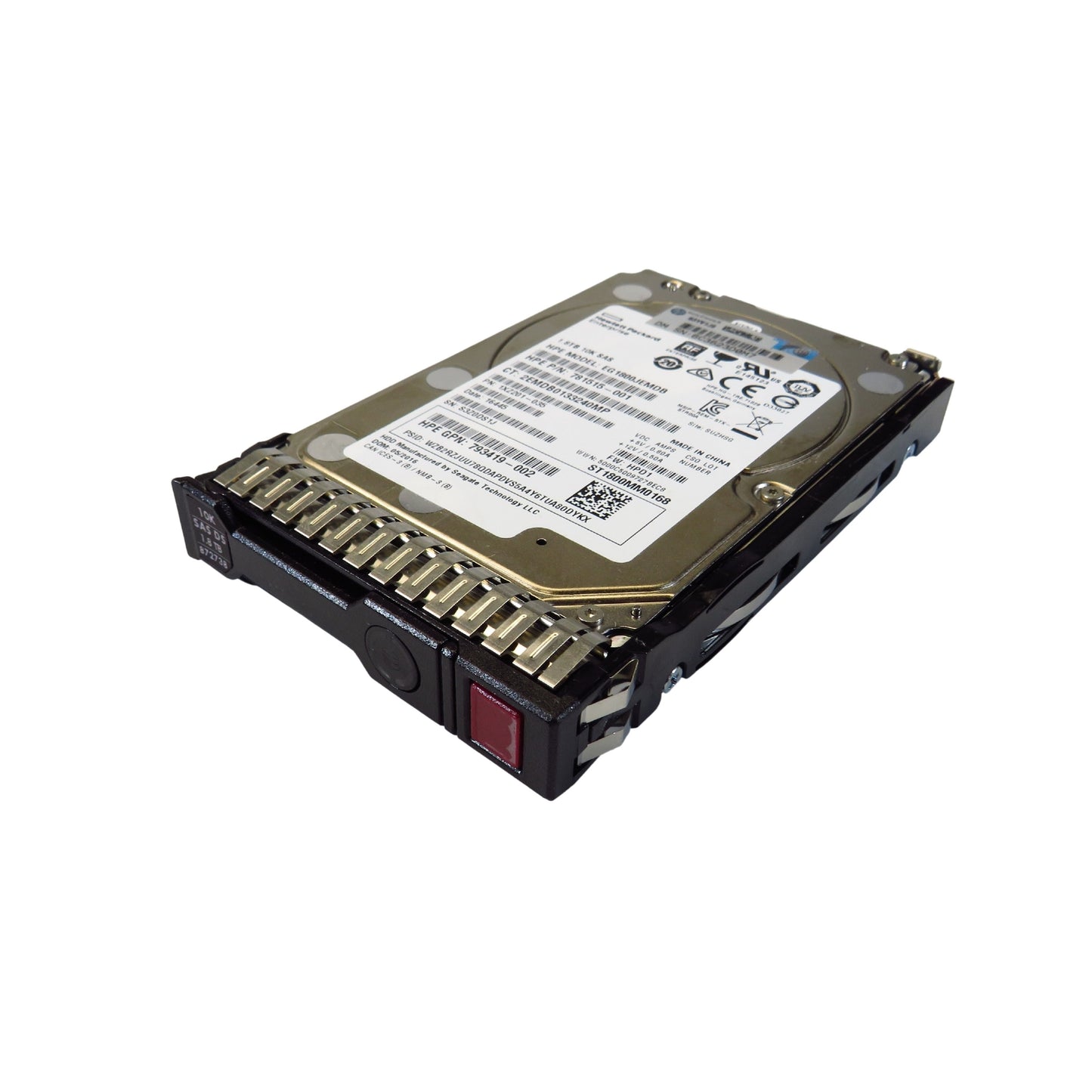 HP 872738-001 1.8TB 10K RPM 2.5" SAS 12Gbps 512E SC DS HDD Hard Drive (Refurbished)