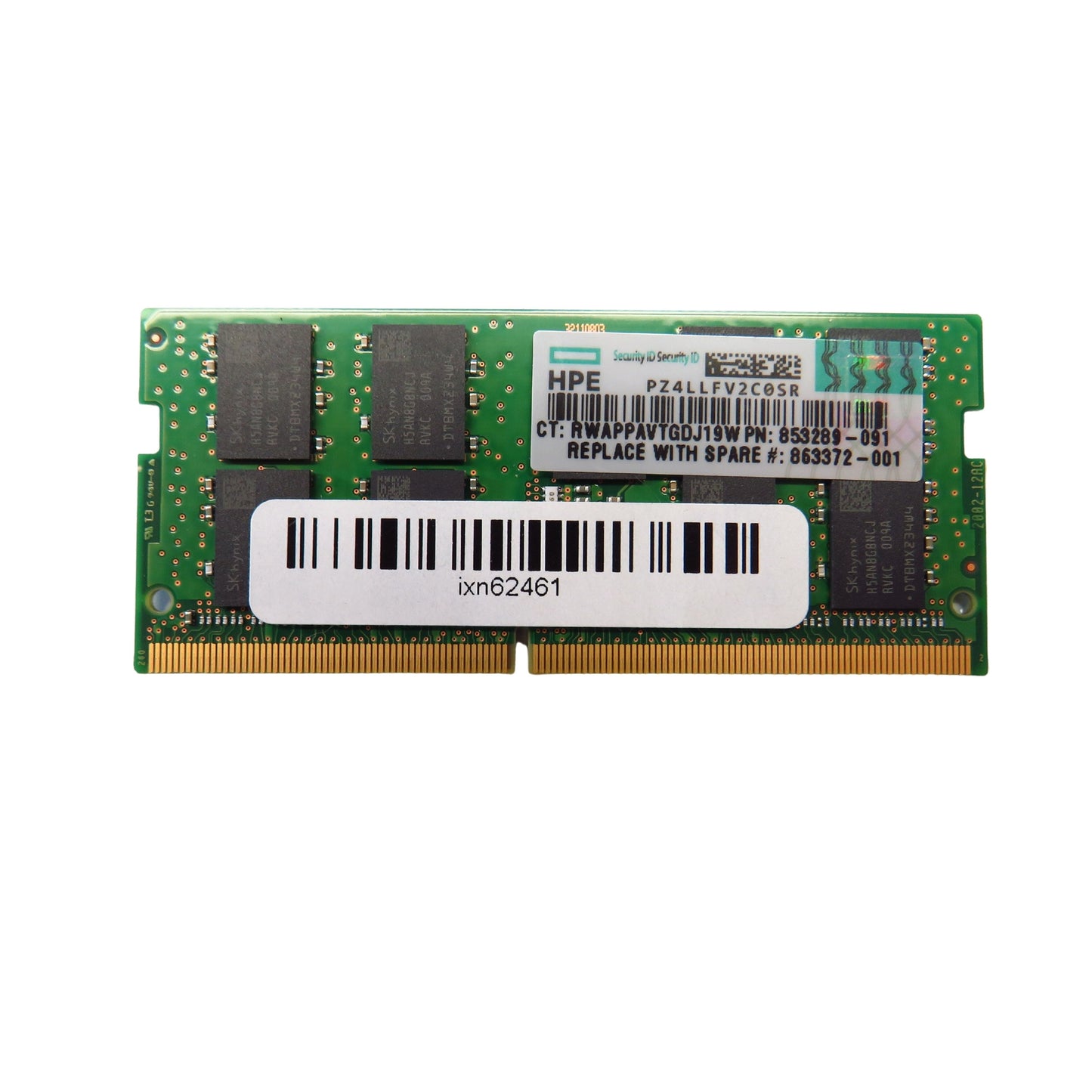 HPE 863372-001 853289-091 16GB 2Rx8 PC4-2666V 2666MHz DDR4 SO-DIMM Server Memory (Refurbished)