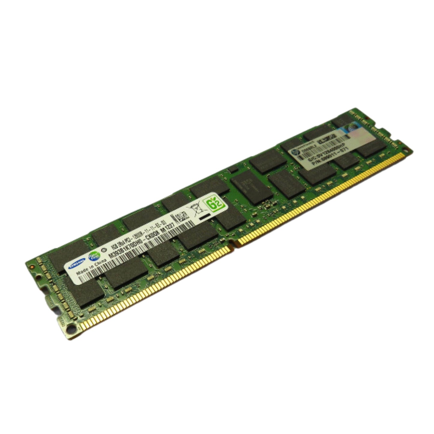 HP 689911-071 8GB 2Rx4 PC3-12800R 1600MHz DDR3 ECC RDIMM Server Memory (Refurbished)