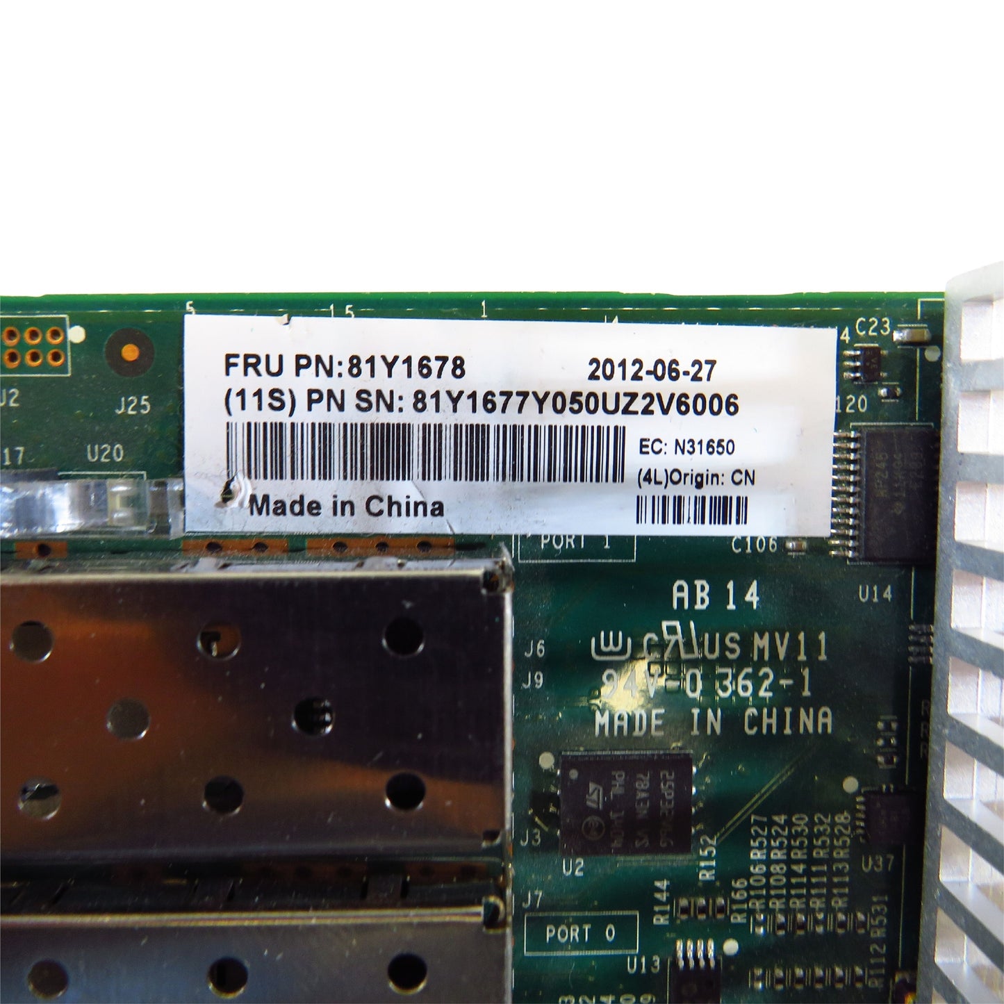 IBM 81Y1678 2 Port 16Gbps FC PCIe HBA Host Bust Adapter (Refurbished)