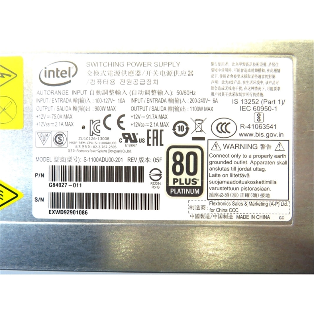 Intel AXX1100PCRPS 1100W Proprietary Power Supply (Refurbished)