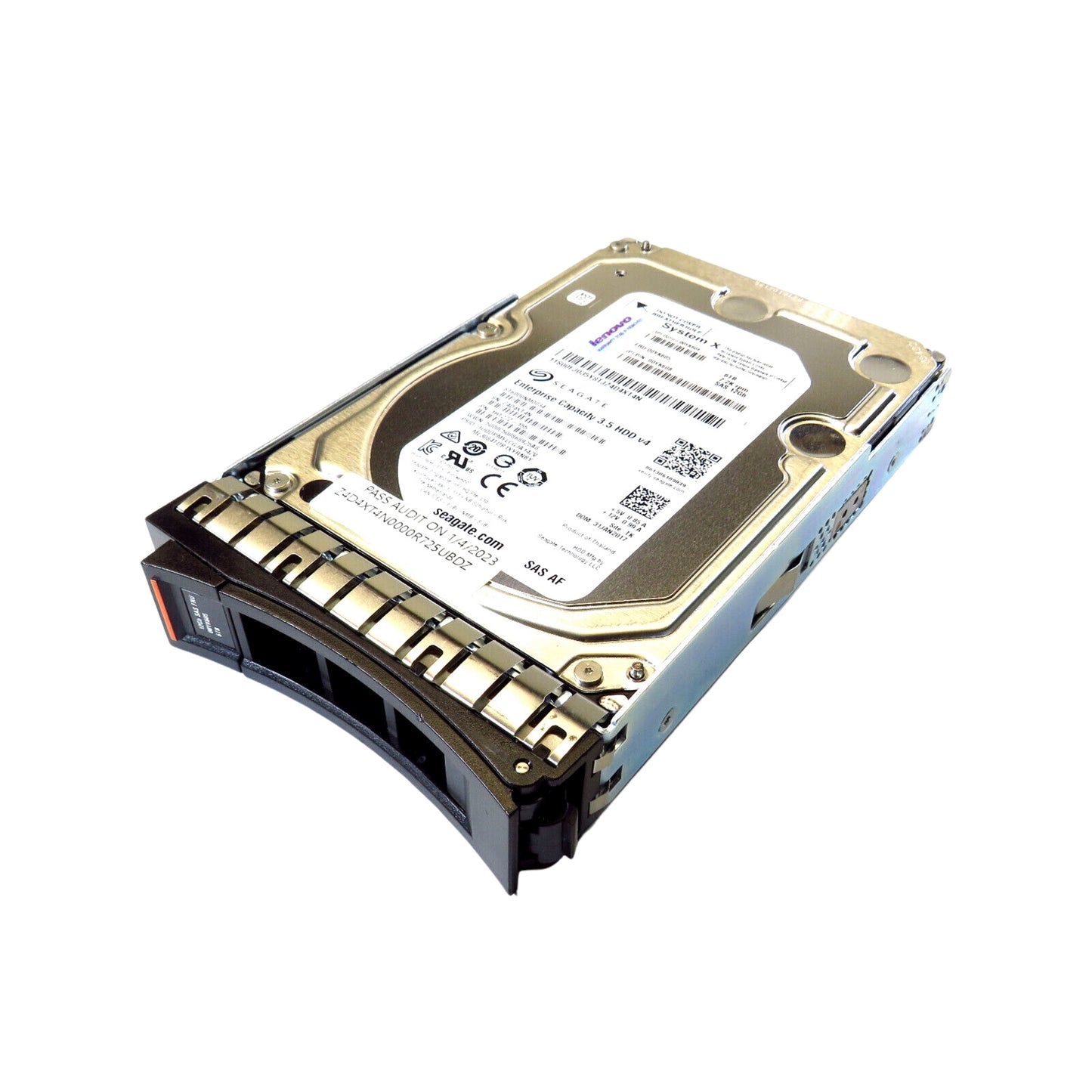 Lenovo 00YK605 3.5" 6TB 7200RPM SAS 12Gb/s Hard Disk Drive (HDD), Silver (Refurbished)