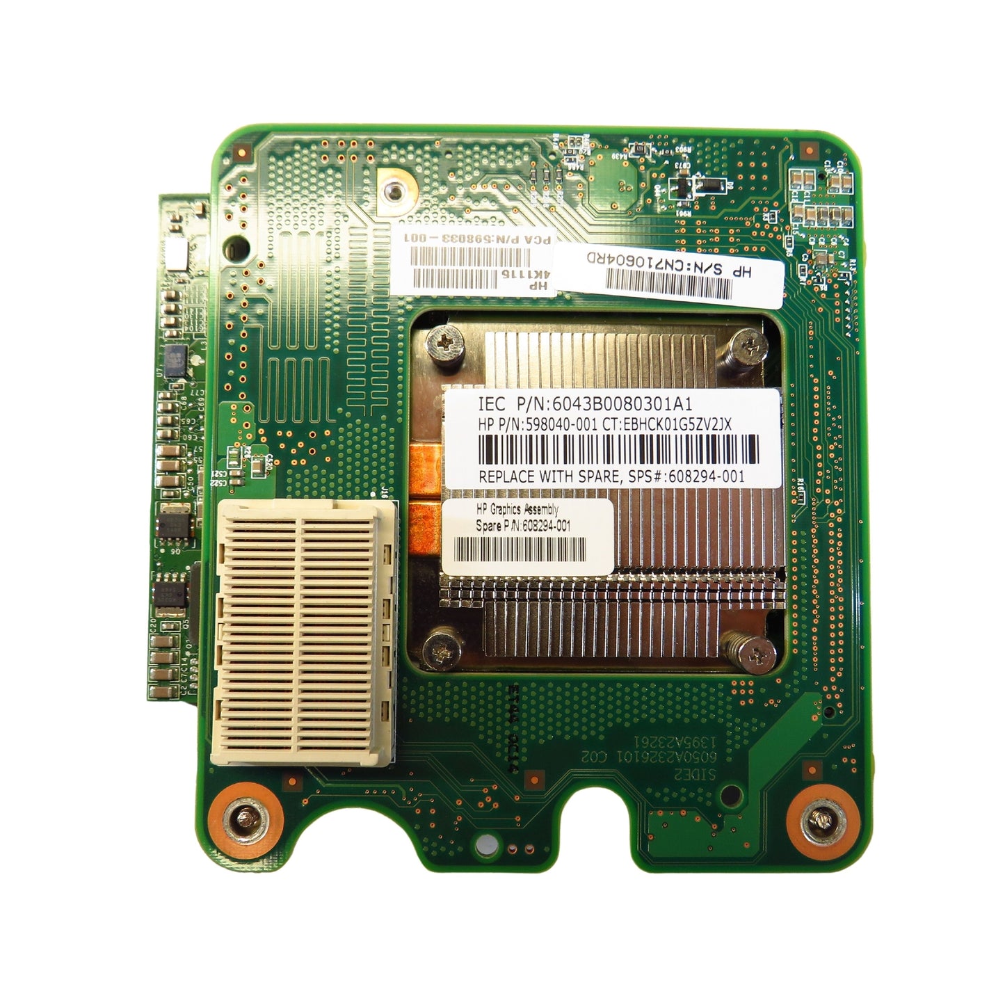 HP 594936-B21 608294-001 FX 2800M 1GB Nvidia Mezz Graphics Adapter (Refurbished)