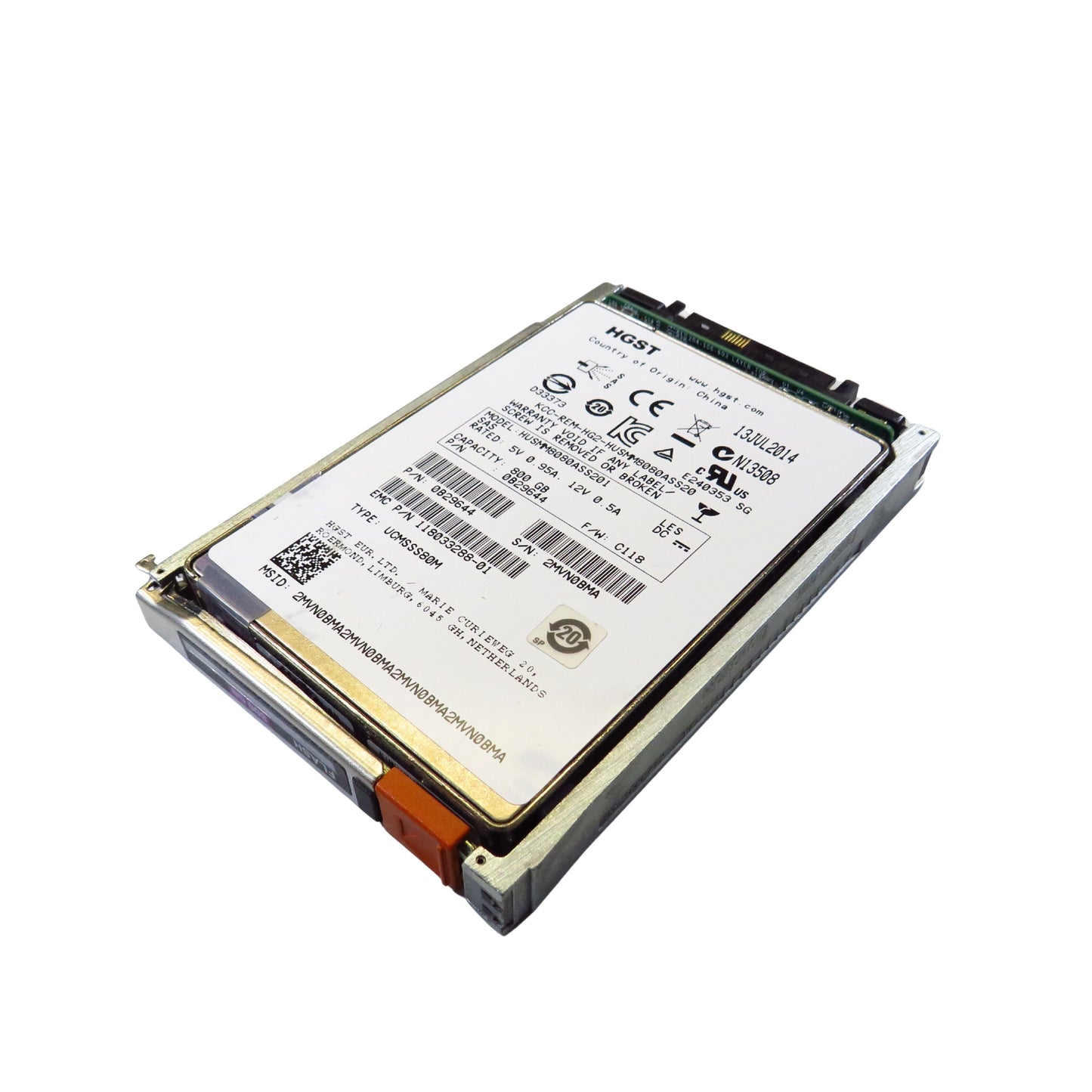 EMC 005050674 800GB 2.5" SAS 12Gbps MLC SSD Solid State Drive (Refurbished)