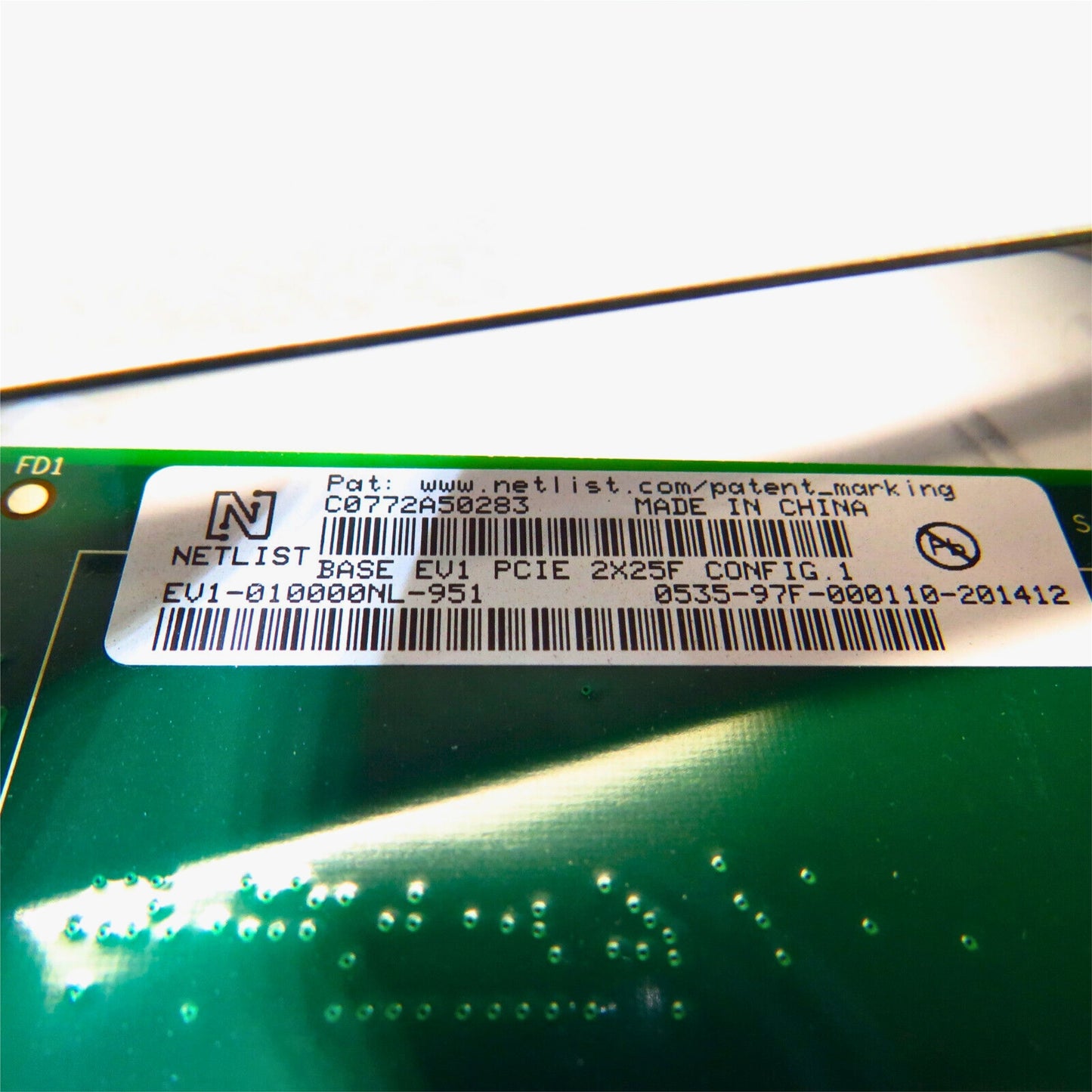 Netlist EV1-010000NL-951 Express Vault PCIe w/ Battery & 1GB Cache (Refurbished)